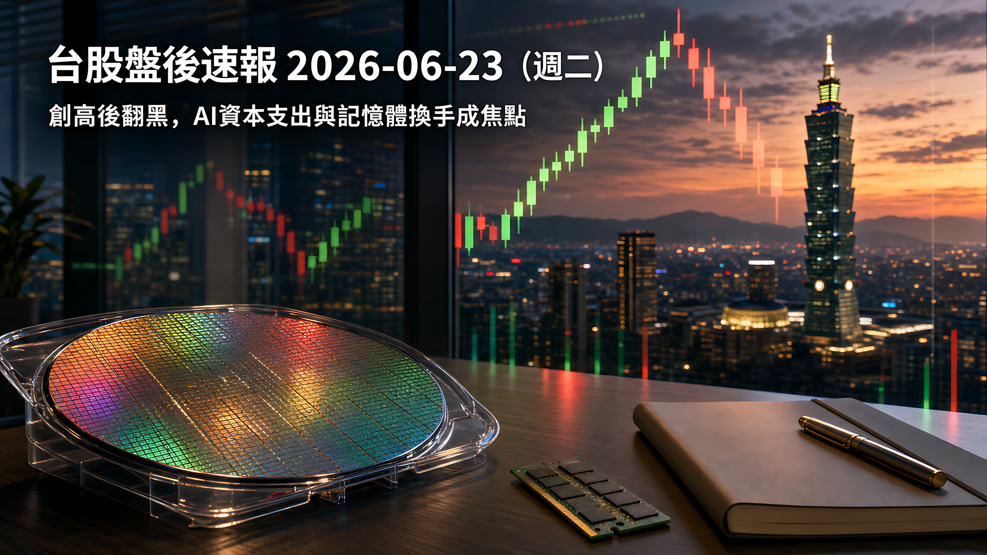 台股盤後速報 2026-06-23 摘要圖