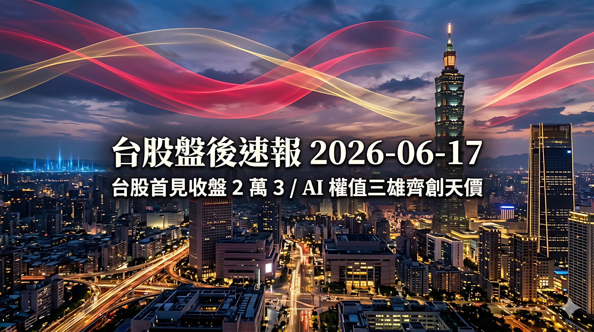 台股盤後速報 2026-06-17