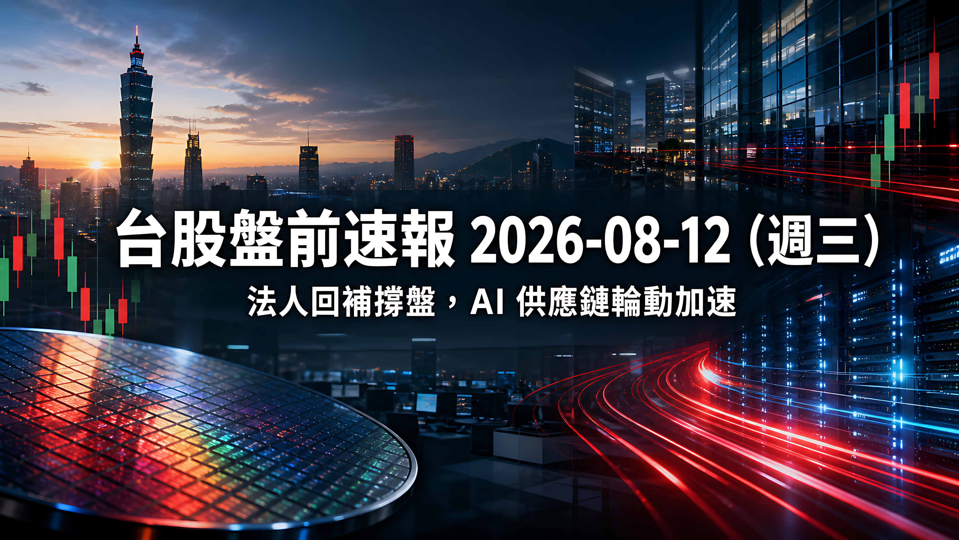 台股盤前速報 2026-08-12 摘要圖