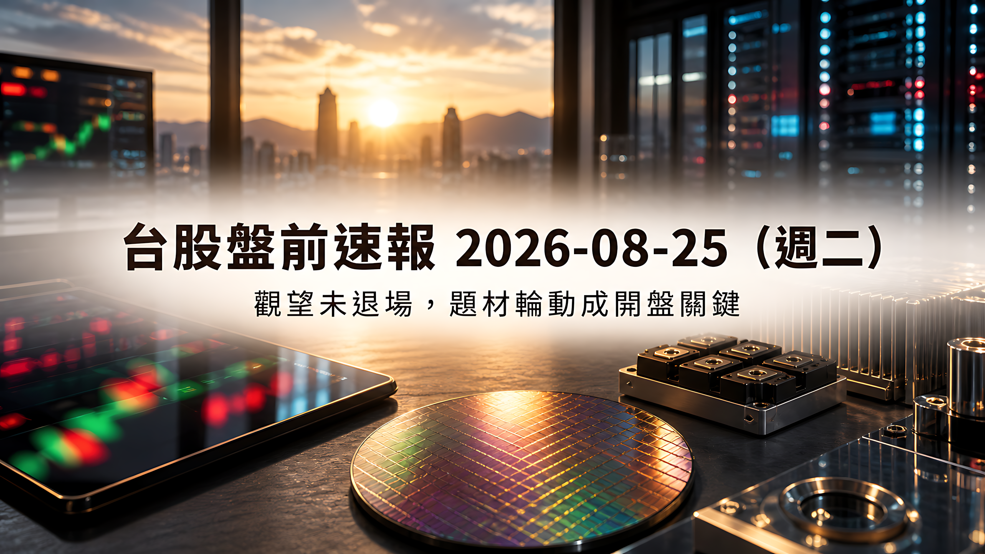 台股盤前速報 2026-08-25