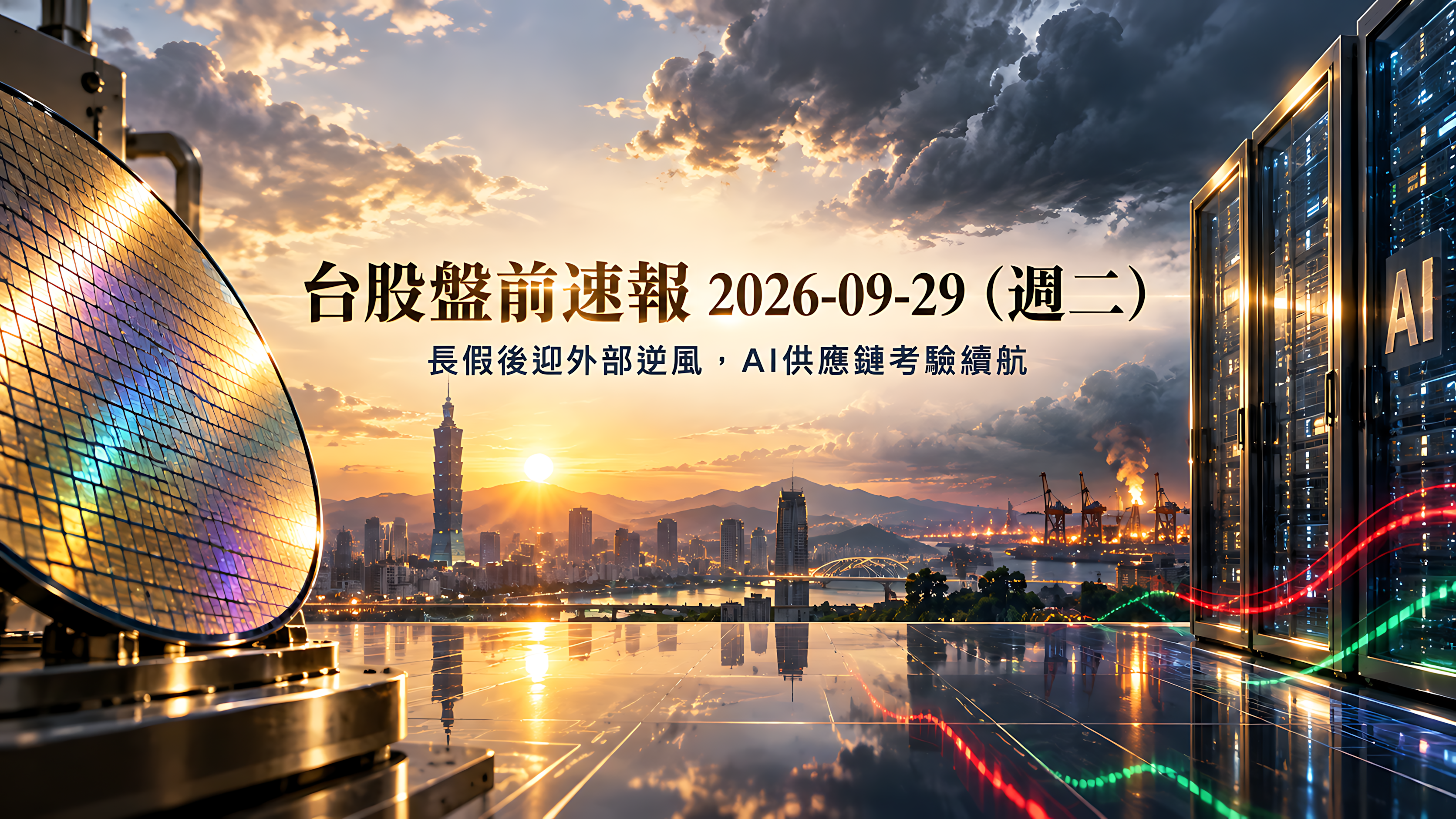 台股盤前速報 2026-09-29 摘要圖