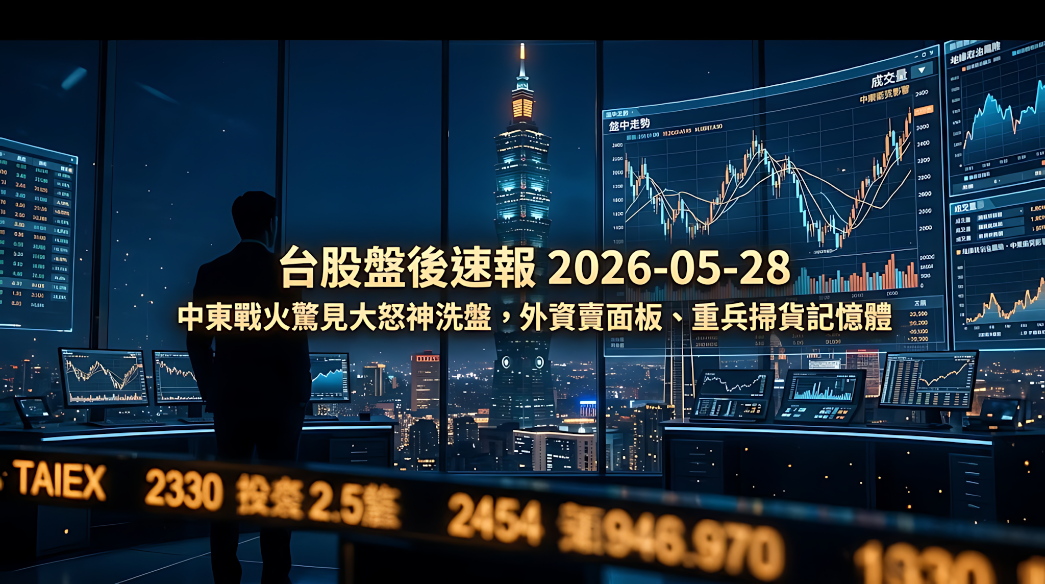 台股盤後速報 2026-05-28