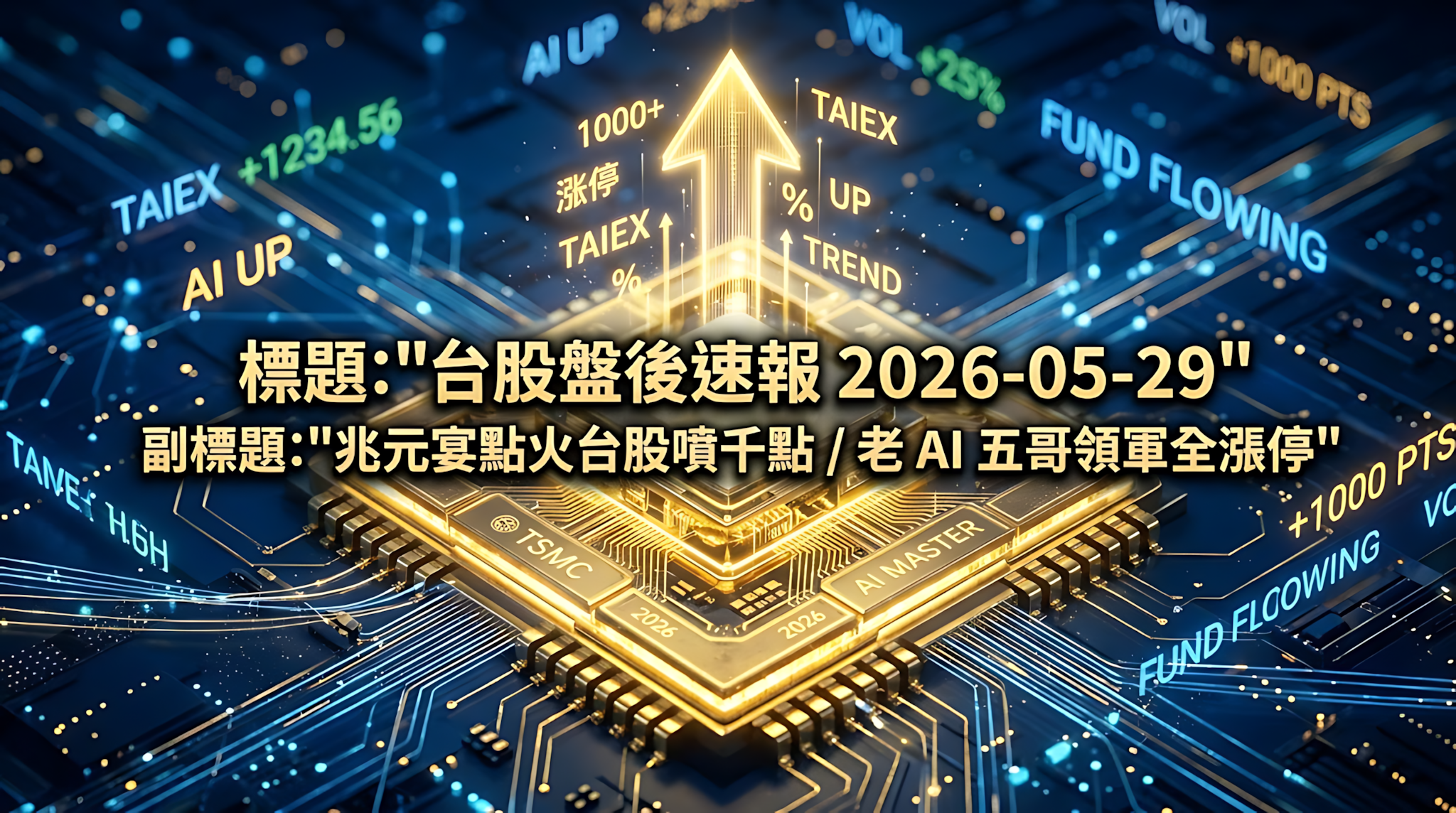 台股盤後速報 2026-05-29