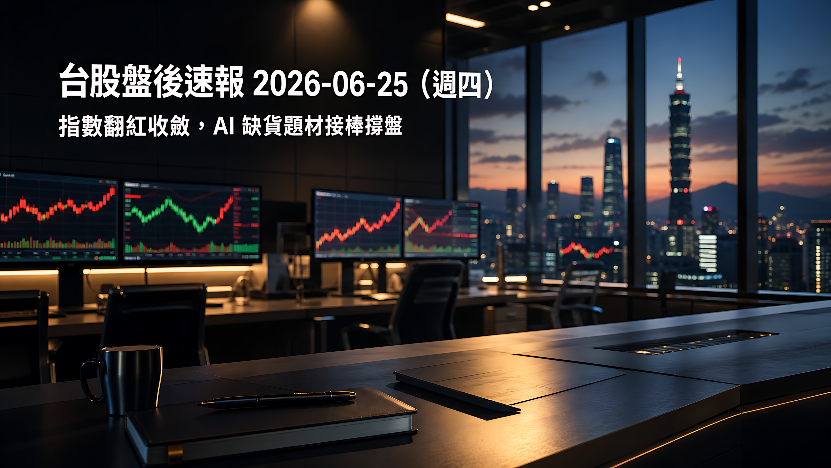 台股盤後速報 2026-06-25