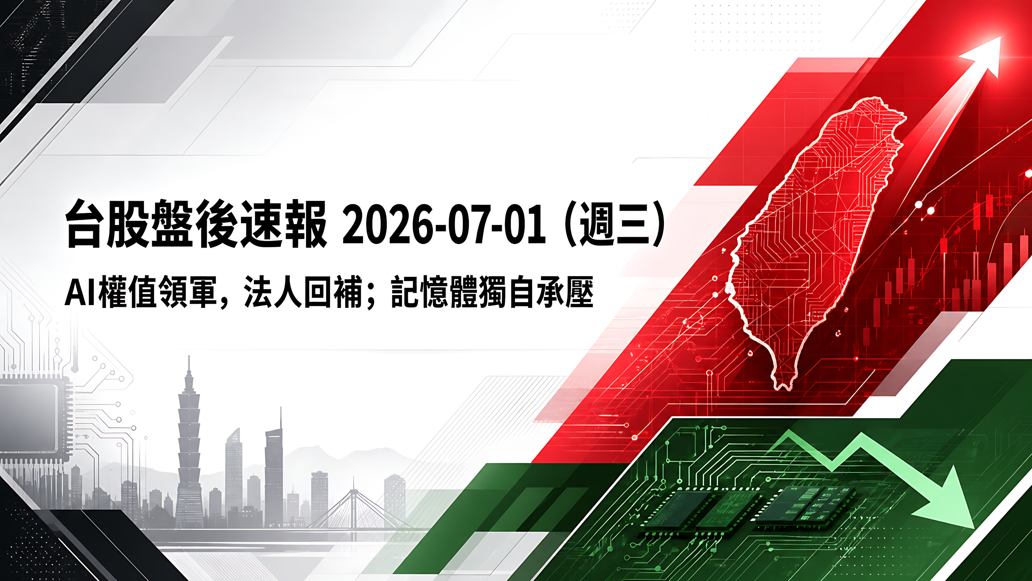 台股盤後速報 2026-07-01 摘要圖