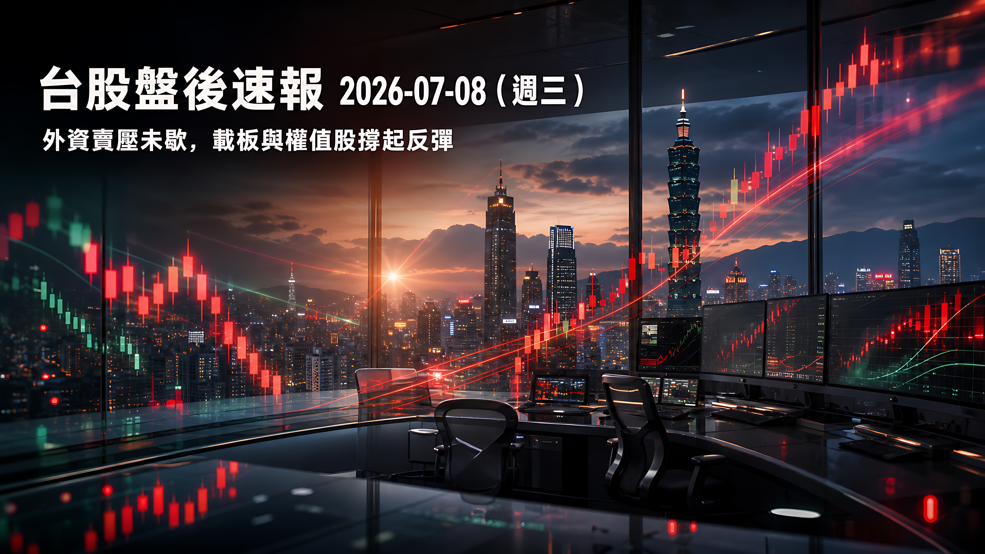 台股盤後速報 2026-07-08 摘要圖