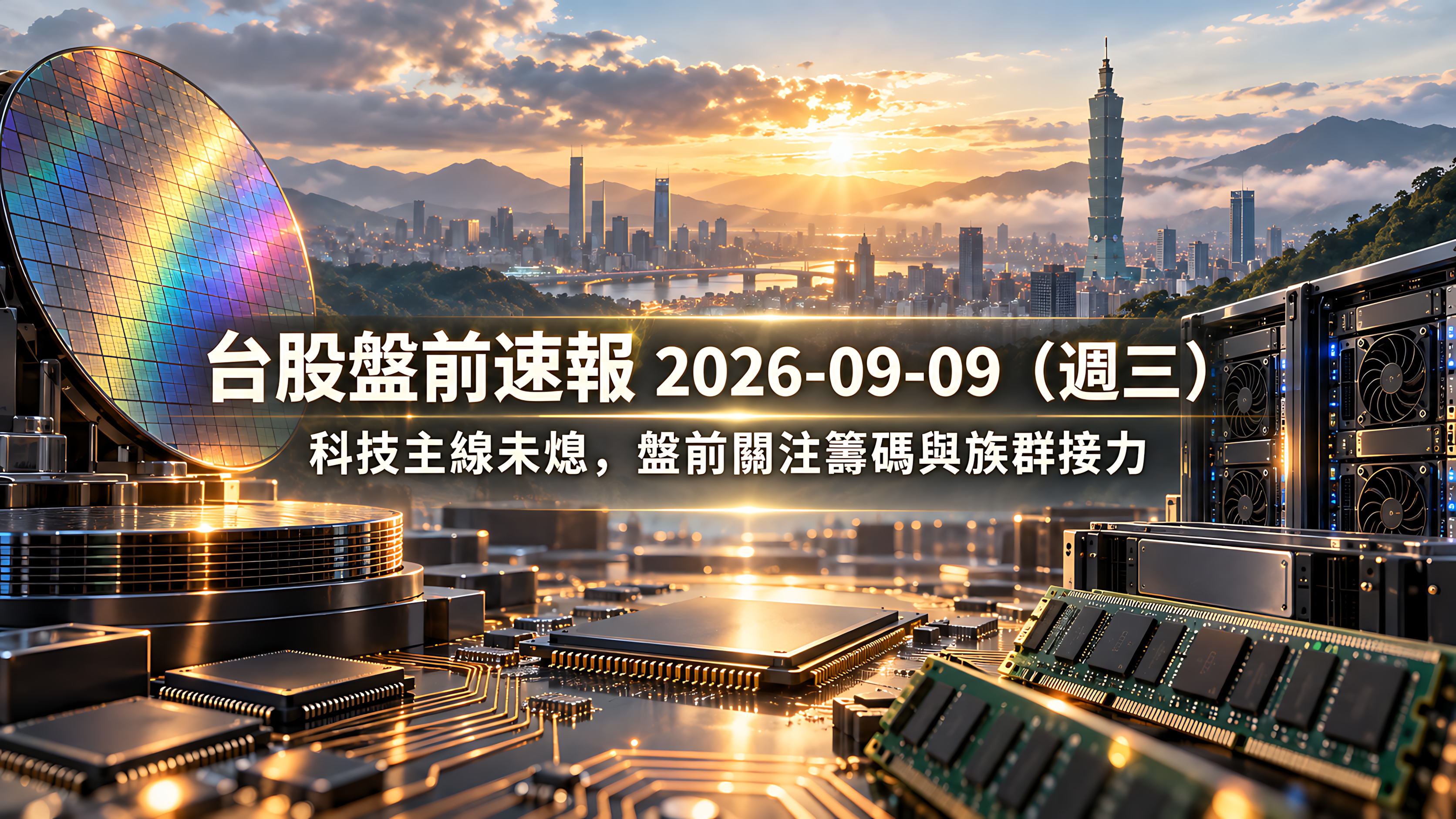 台股盤前速報 2026-09-09