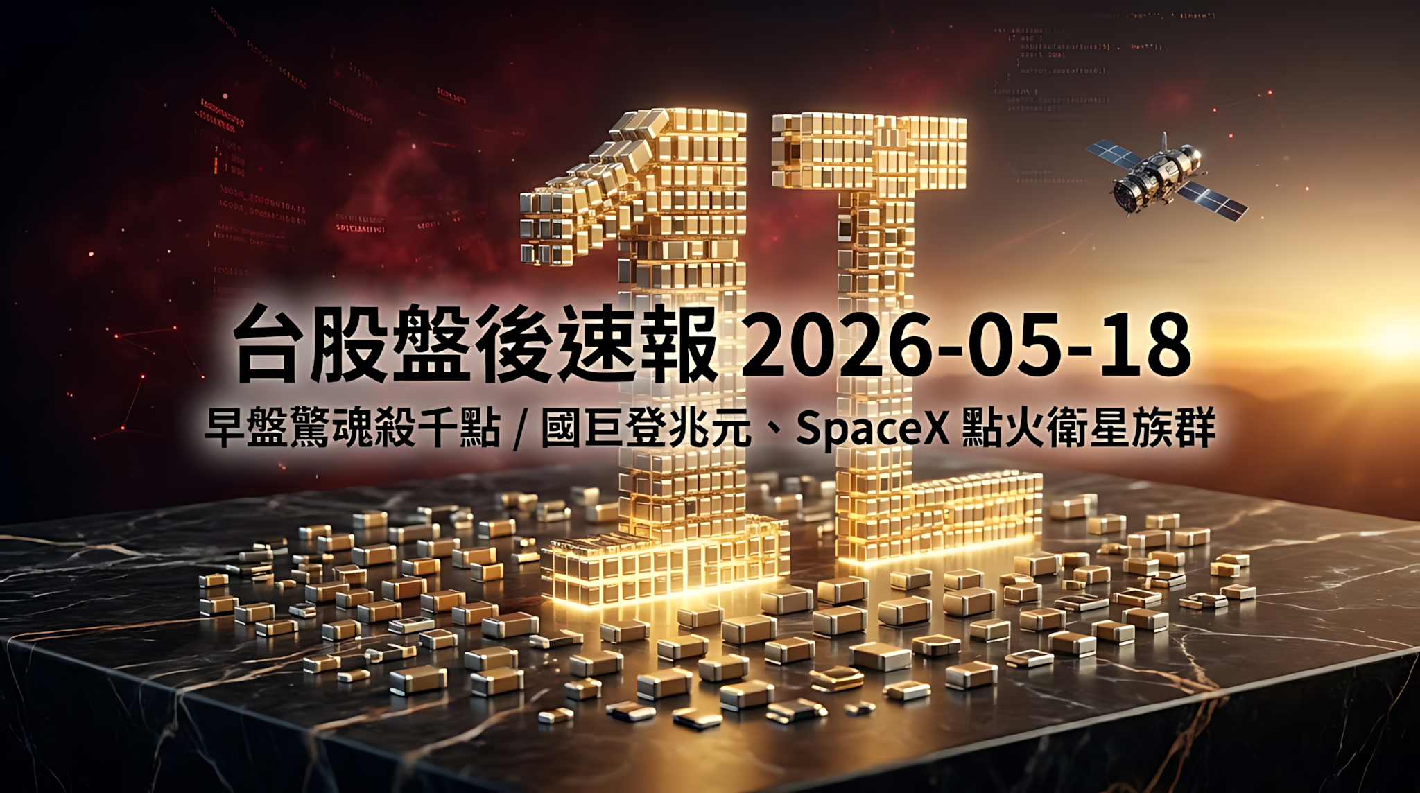 台股盤後速報 2026-05-18