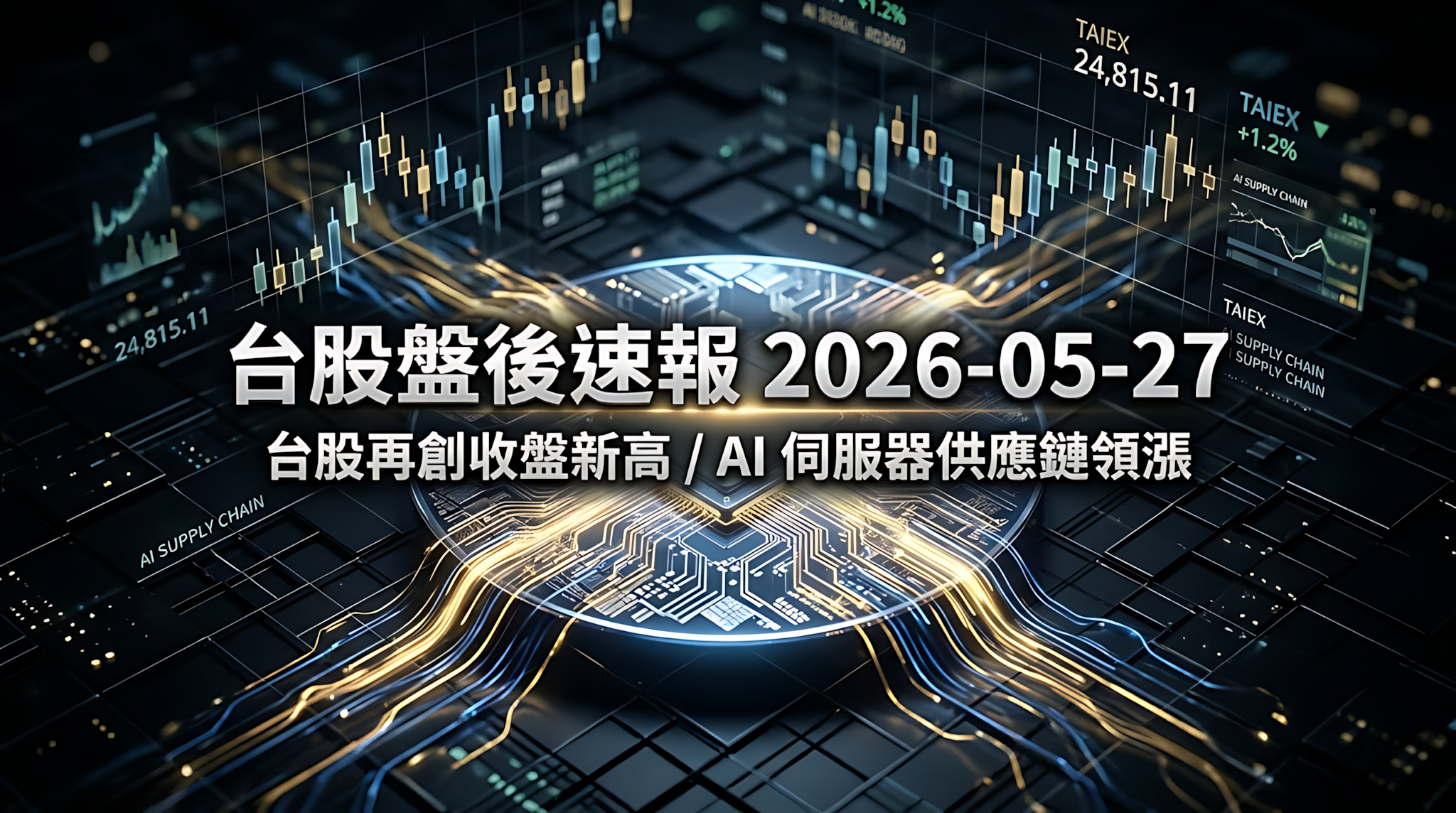 台股盤後速報 2026-05-27