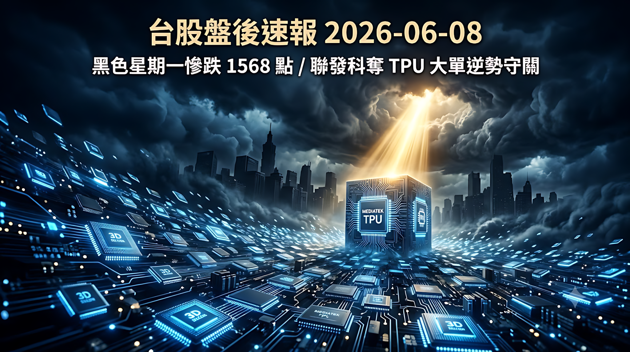 台股盤後速報 2026-06-08
