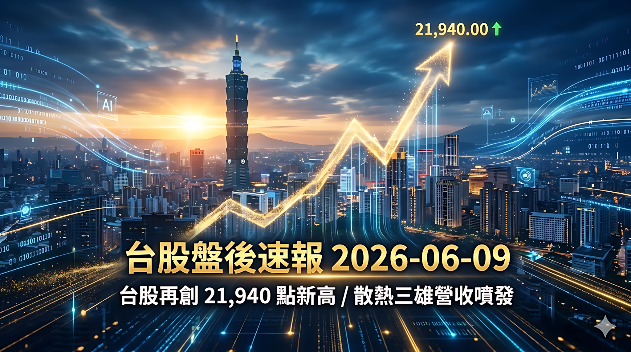 台股盤後速報 2026-06-09