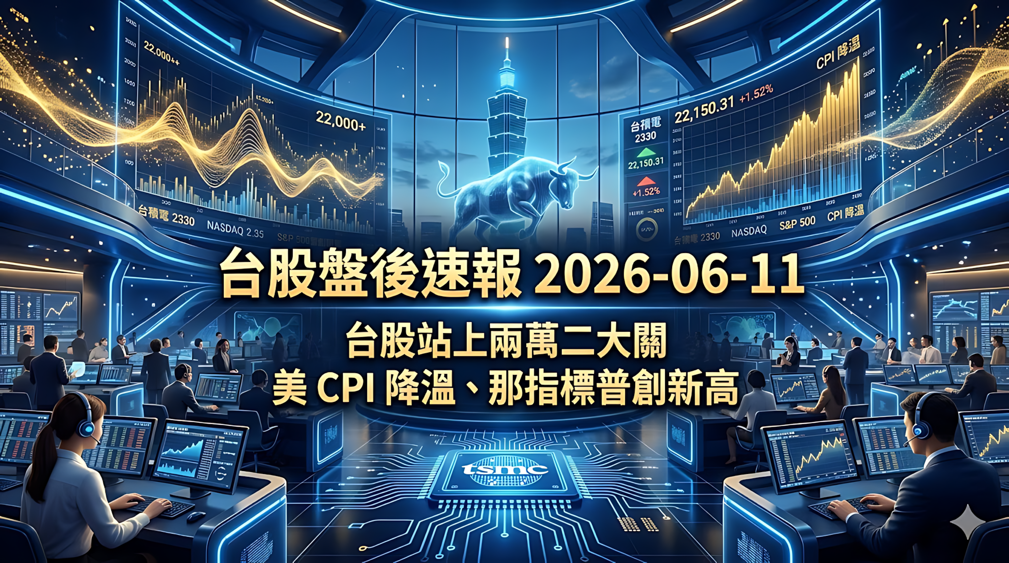 台股盤後速報 2026-06-11