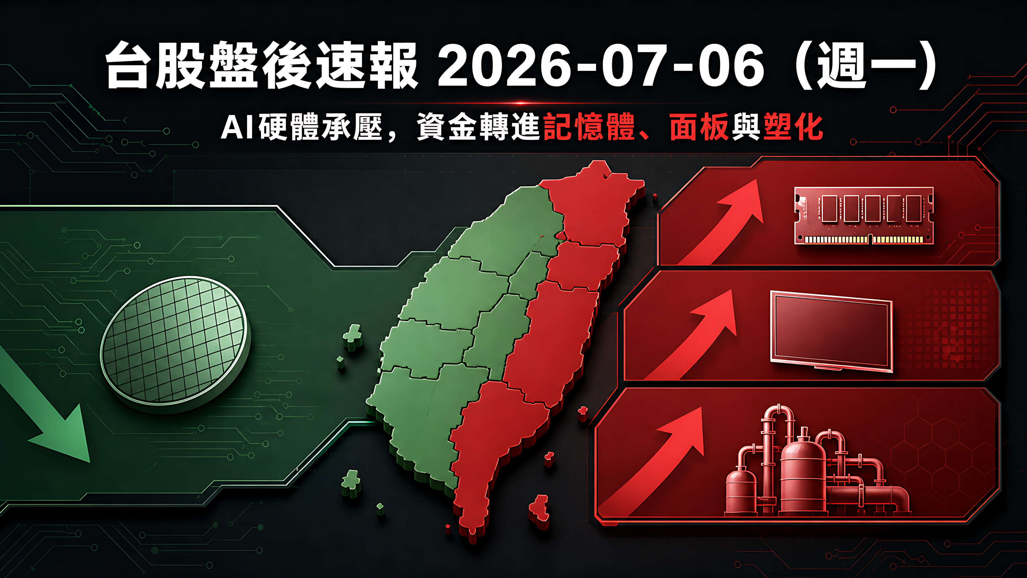 台股盤後速報 2026-07-06 摘要圖