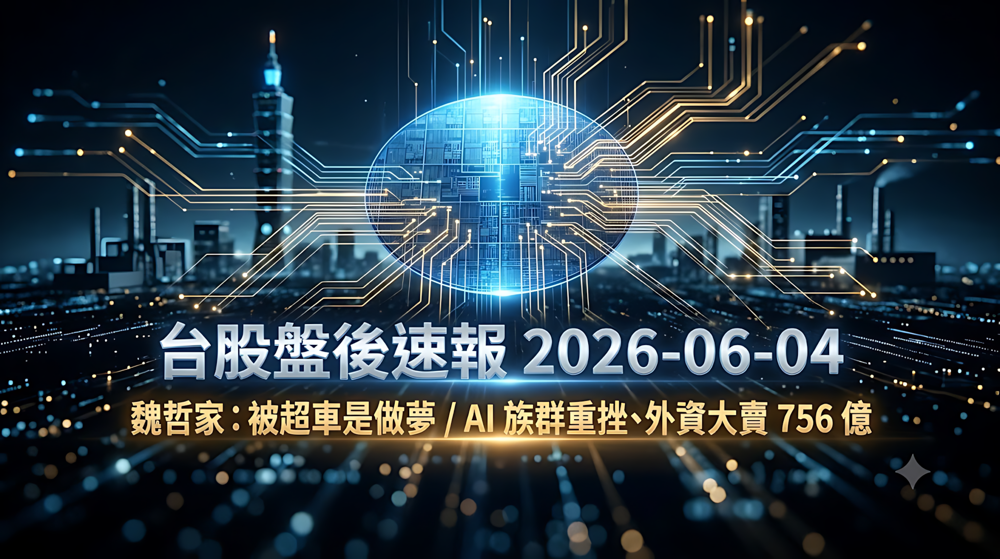 台股盤後速報 2026-06-04