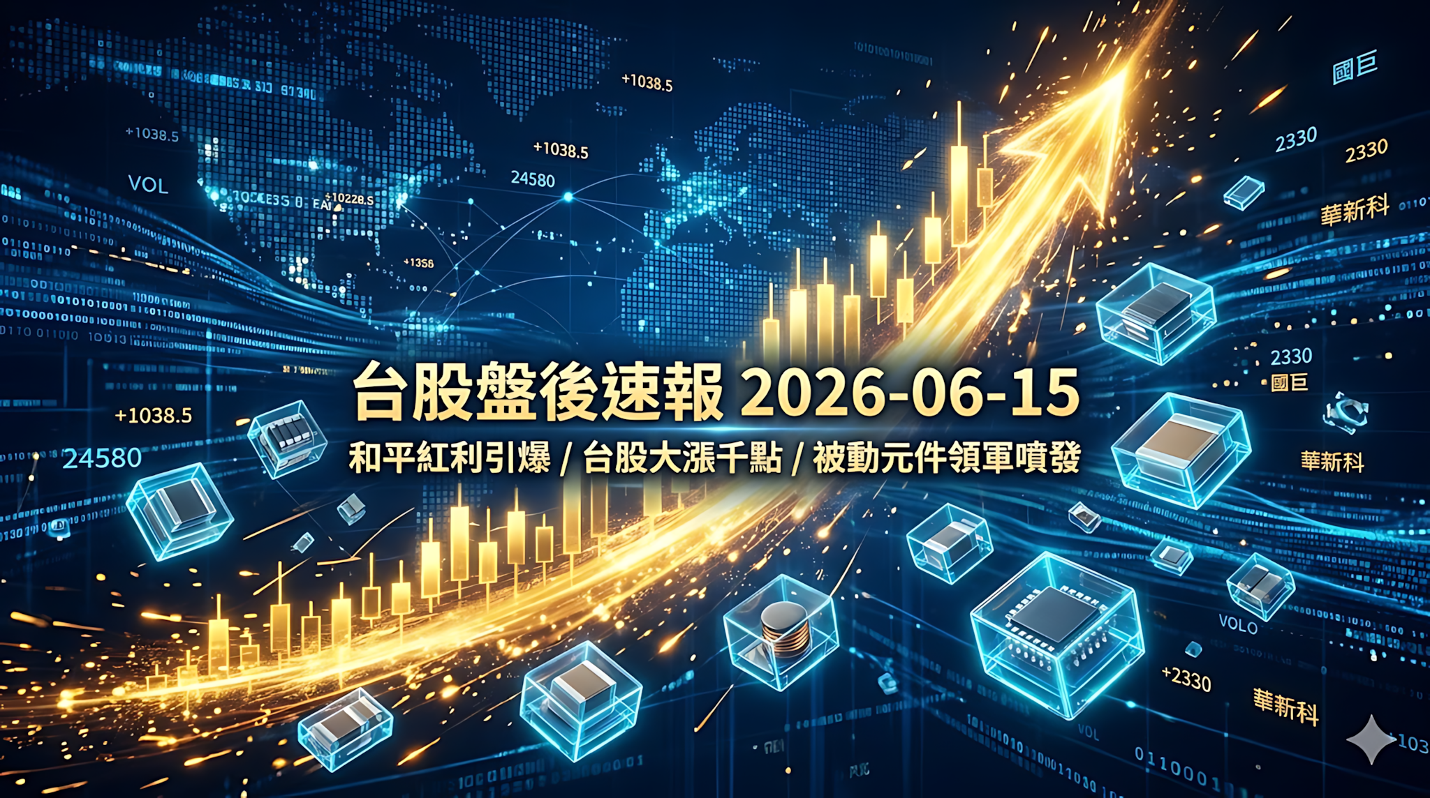 台股盤後速報 2026-06-15