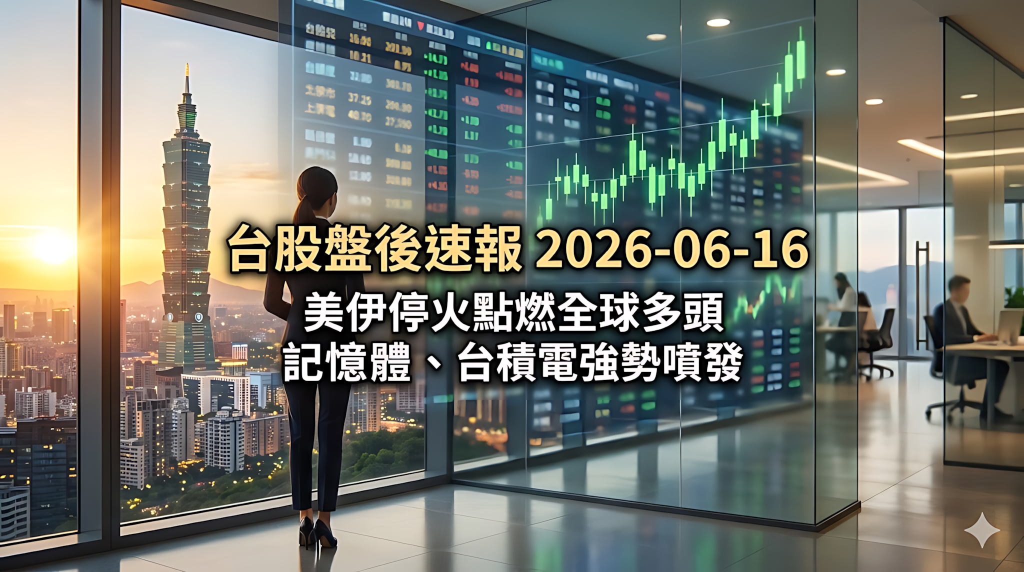 台股盤後速報 2026-06-16